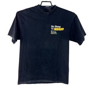 Bored Ape Yacht Club T-Shirt Acid Washed Distressed Black Men's S